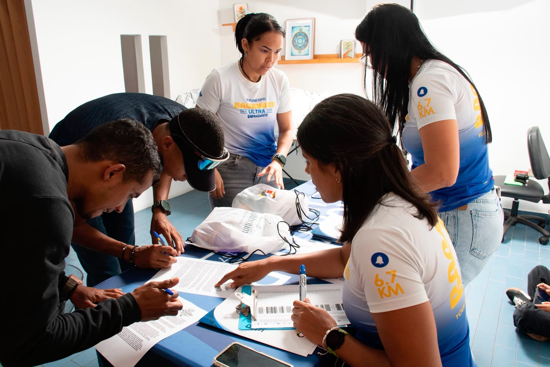 Registro y firma de planilla